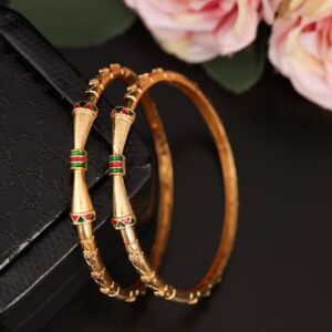 Simple And Stunning Gold Bangles